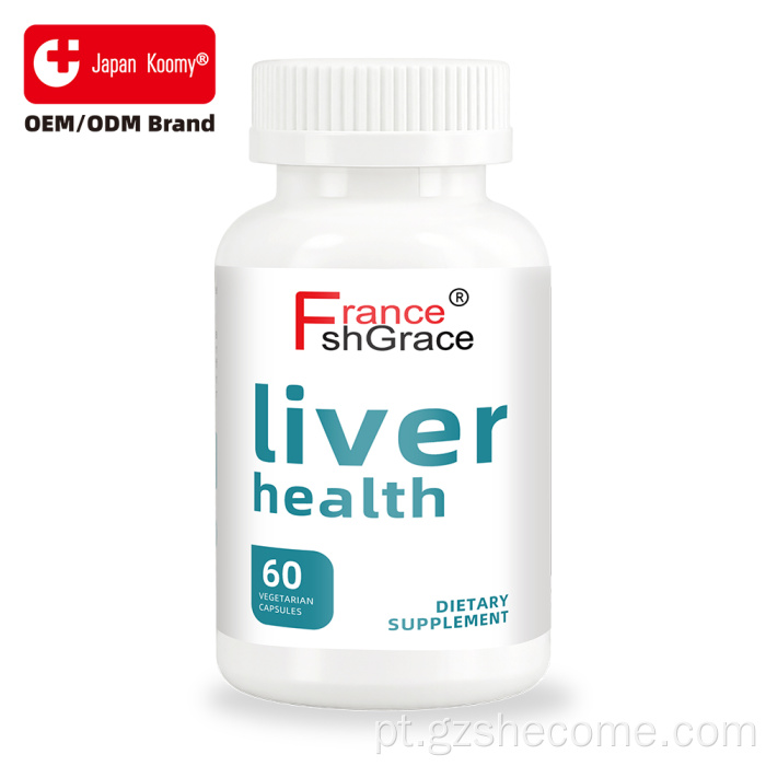 Shecome Liver Health Capsules Suporte para desintoxicação para limpeza do fígado